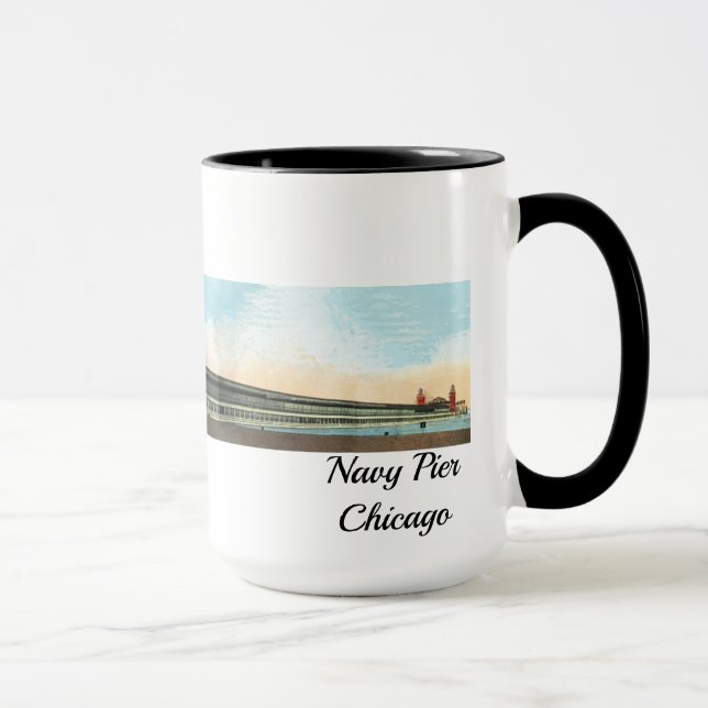 Navy Pier Chicago 1920's  Windy City Mug (Right)