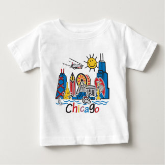 Navy Pier Chicago Baby T-Shirt