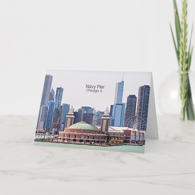 Navy Pier, Chicago, IL Card (Front)