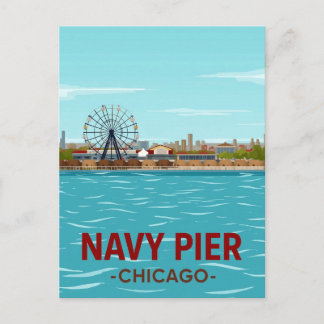 Navy Pier: Chicago Lakefront Fun Postcard