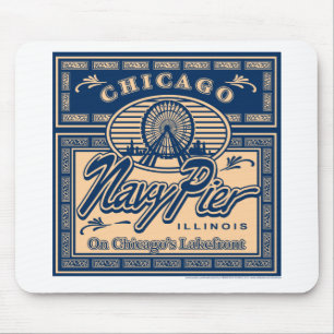 Navy Pier Chicago Mouse Mat