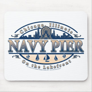 Navy Pier Chicago Mouse Mat