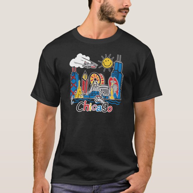 Navy Pier Chicago T-Shirt (Front)