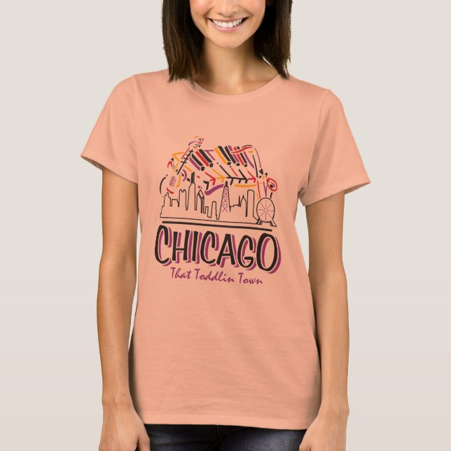 Navy Pier Chicago T-Shirt (Front)