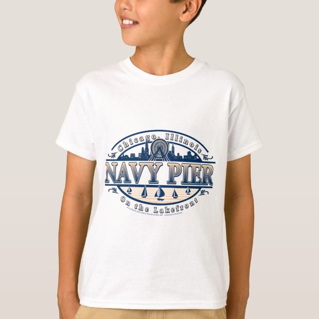 Navy Pier Chicago T-Shirt (Front)