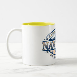 Navy Pier Chicago Two-Tone Coffee Mug