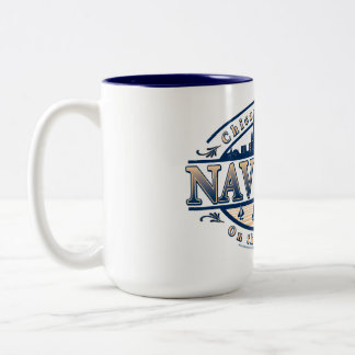 Navy Pier Chicago Two-Tone Coffee Mug