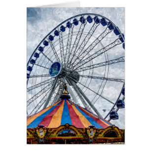 Navy Pier Ferris Wheel Greeting Card