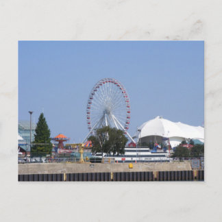 Navy Pier Ferris Wheel Postcard