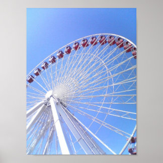 Navy Pier Ferris Wheel Poster