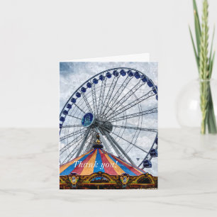 Navy Pier Ferris Wheel Thank You Card