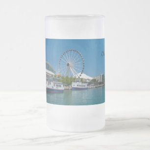 Navy Pier Frosted Mug