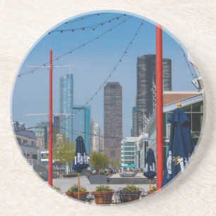 Navy Pier Lines Coaster