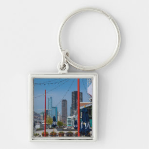 Navy Pier Lines Key Ring