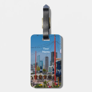 Navy Pier Lines Luggage Tag