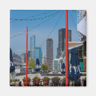 Navy Pier Lines Magnet