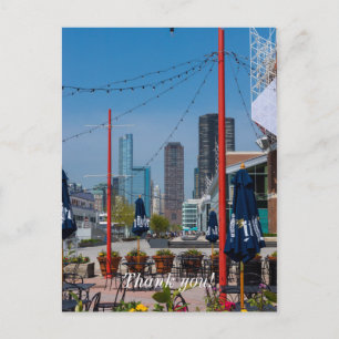 Navy Pier Lines Thank You Postcard