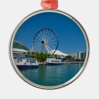 Navy Pier Metal Tree Decoration