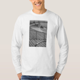 Navy Pier Stairs Grayscale T-Shirt
