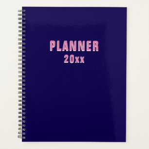 Navy pink  planner