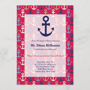 Navy Retirement Invitation