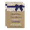 Navy Ribbon On Kraft & Lace Bridal Shower