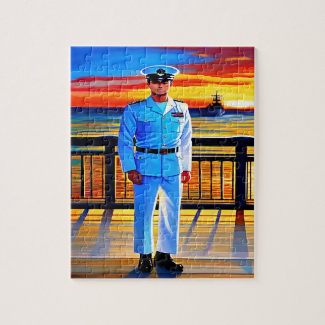 Navy Sailor Jigsaw Puzzle (Vertical)