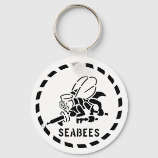 Navy Seabees keychain