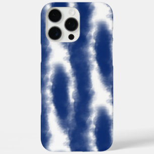 Navy Shibori Tie-Dye iPhone 16 Pro Max Case