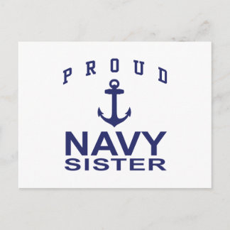 Navy Sister Postcard
