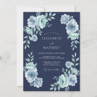 Navy Solstice Winter Wedding