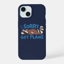 Navy Sorry Got Plans Funny Racoon