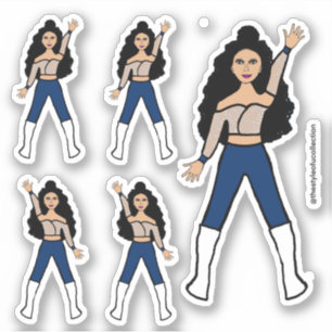 Navy Spark  Dancer Stickers #2