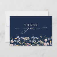 Navy Spring Wildflower Meadow Garden Wedding 