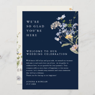 Navy Spring Wildflower Weekend Events Program Invitation