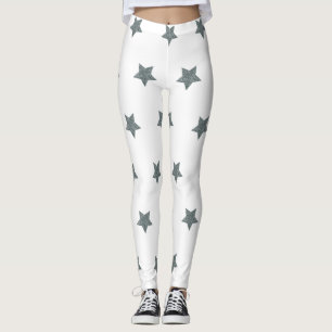 Navy Star print leggings activewear