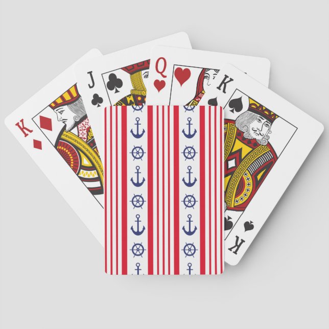 Navy style   playing cards (Back)