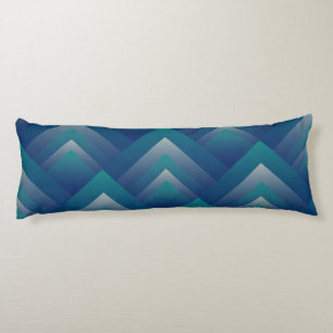 Navy teal grey body cushion
