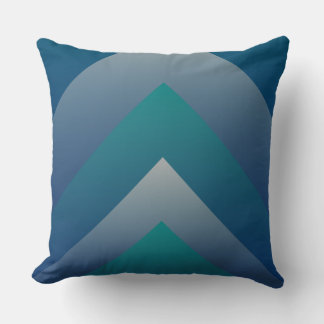 Navy teal grey cushion