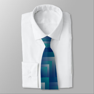 Navy teal grey tie