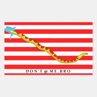 Navy Tweetwar Battle Flag Rectangular Sticker
