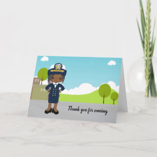 Navy uniform officer card