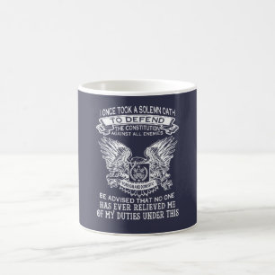 NAVY VETERAN COFFEE MUG
