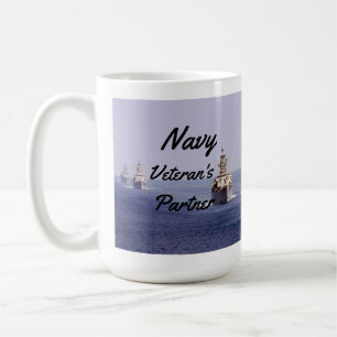 Navy veteran's Partner Coffee Mug