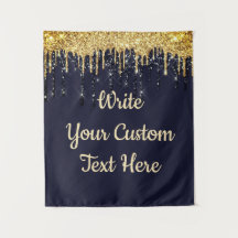 Navy Wedding Photo Booth Backdrop Anniversary Drop