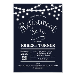 Retirement Invitations Uk 1