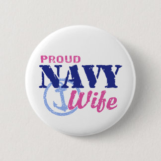Navy Wife 6 Cm Round Badge