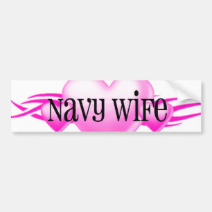 Navy Wife Bumper Sticker