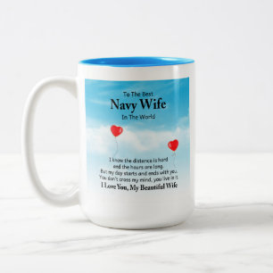 Navy Wife Coffee Mug