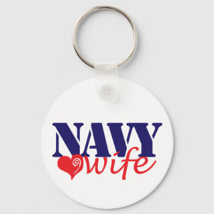 Navy Wife Keychain